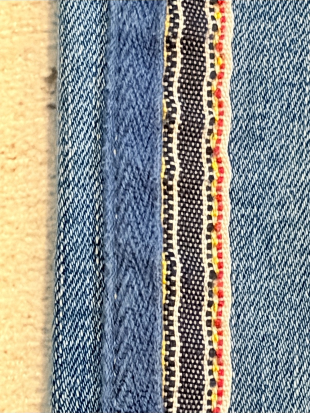 Pilcro and the Letterpress Washed Blue Slim Boyfriend Jeans Side Stripe 30 - Picture 3 of 14